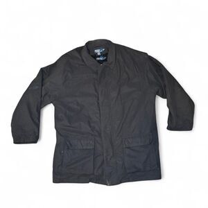 Polo Ralph Lauren Men’s XXL Coat Black Barn Jacket Snap-In Wool Liner Heavy